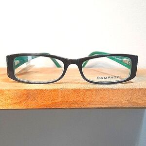 NEW prescription-ready Eyeglass Frame, RAMPAGE brown/green, 51-16-135